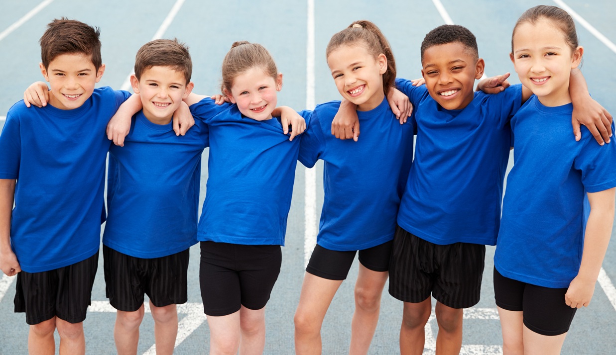 Children Athletics Track Team On Sports Day